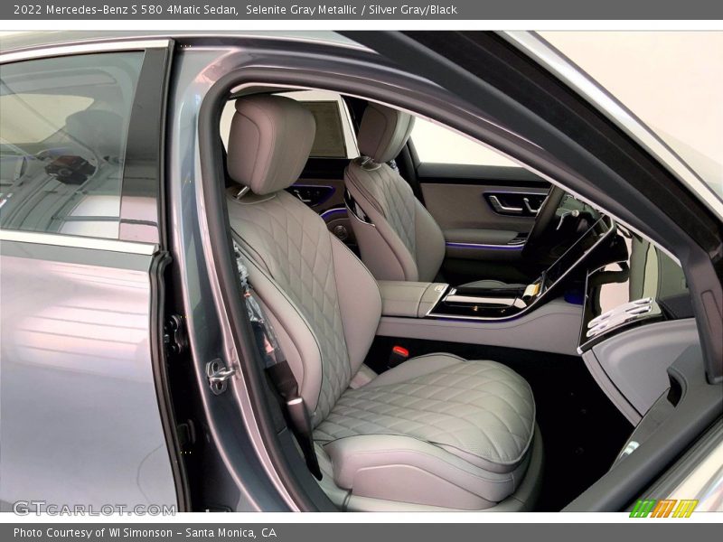  2022 S 580 4Matic Sedan Silver Gray/Black Interior