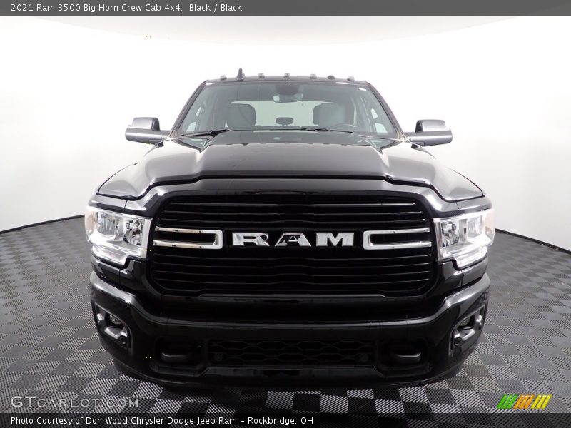 Black / Black 2021 Ram 3500 Big Horn Crew Cab 4x4