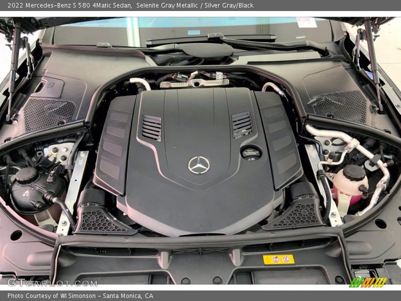  2022 S 580 4Matic Sedan Engine - 4.0 Liter DI biturbo DOHC 32-Valve VVT V8