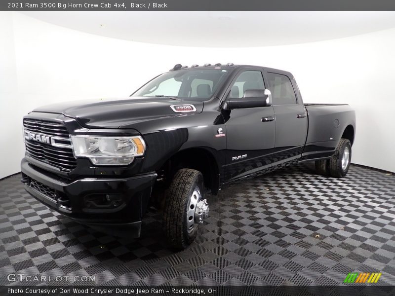Black / Black 2021 Ram 3500 Big Horn Crew Cab 4x4