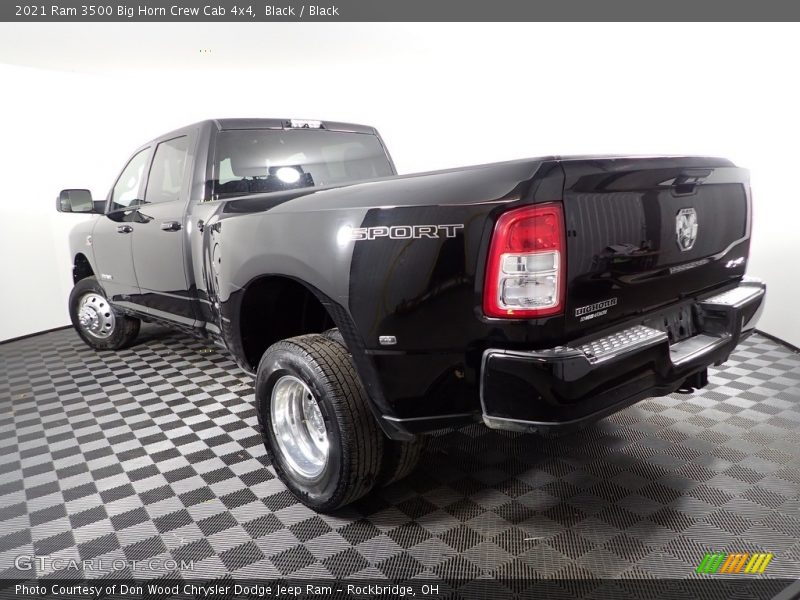 Black / Black 2021 Ram 3500 Big Horn Crew Cab 4x4