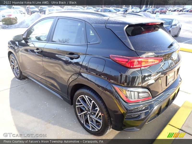 Ultra Black / Black 2022 Hyundai Kona N Line AWD