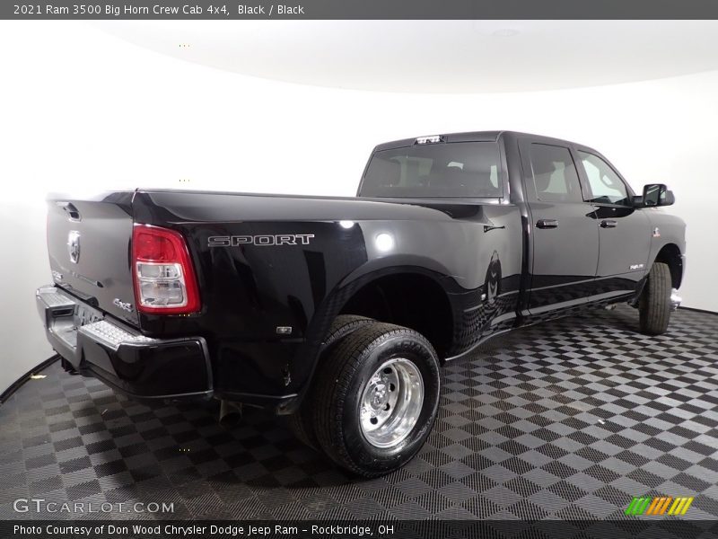 Black / Black 2021 Ram 3500 Big Horn Crew Cab 4x4