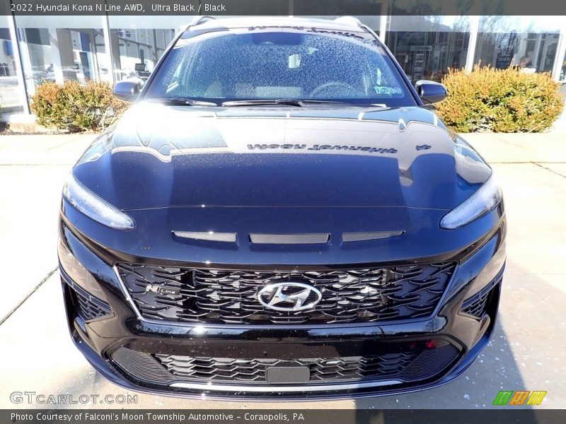Ultra Black / Black 2022 Hyundai Kona N Line AWD