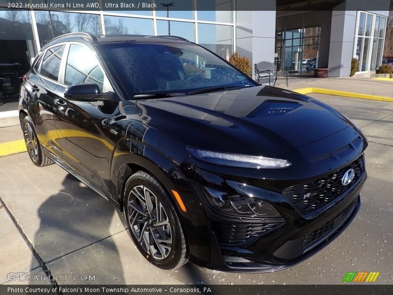 Ultra Black / Black 2022 Hyundai Kona N Line AWD