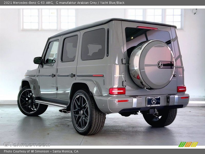 G manufaktur Arabian Grey / Yacht Blue/Black 2021 Mercedes-Benz G 63 AMG