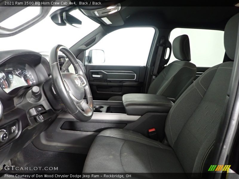 Black / Black 2021 Ram 3500 Big Horn Crew Cab 4x4
