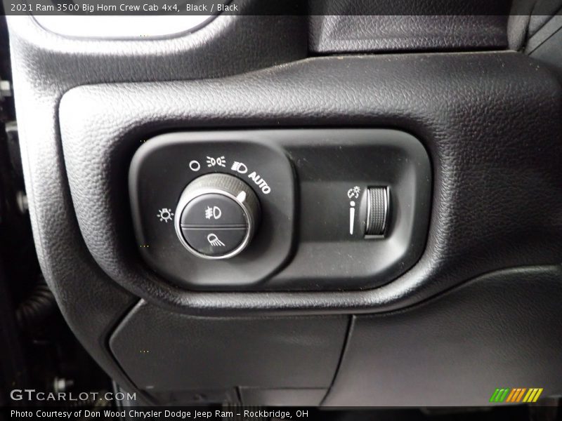 Black / Black 2021 Ram 3500 Big Horn Crew Cab 4x4