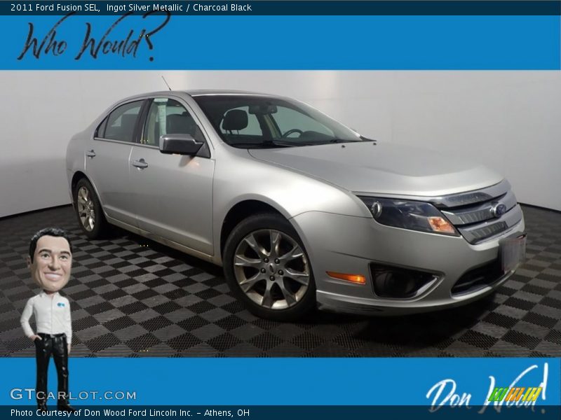 Ingot Silver Metallic / Charcoal Black 2011 Ford Fusion SEL
