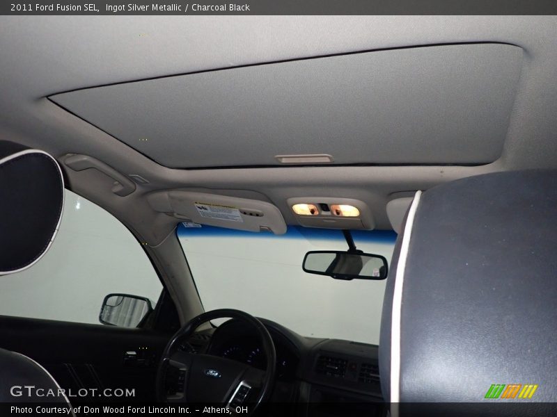 Ingot Silver Metallic / Charcoal Black 2011 Ford Fusion SEL