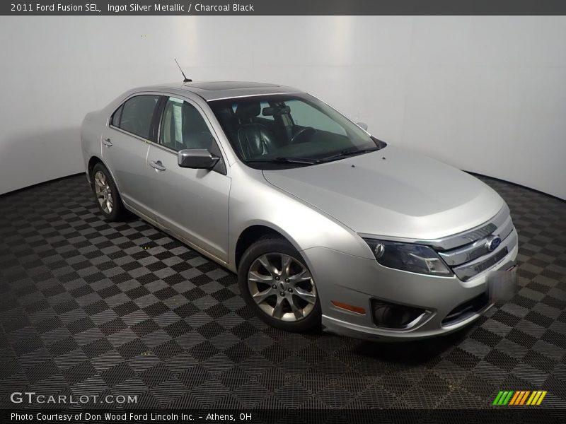 Ingot Silver Metallic / Charcoal Black 2011 Ford Fusion SEL