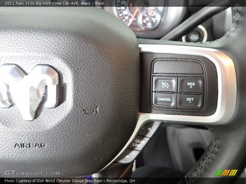 Black / Black 2021 Ram 3500 Big Horn Crew Cab 4x4