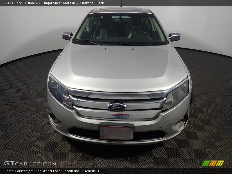 Ingot Silver Metallic / Charcoal Black 2011 Ford Fusion SEL