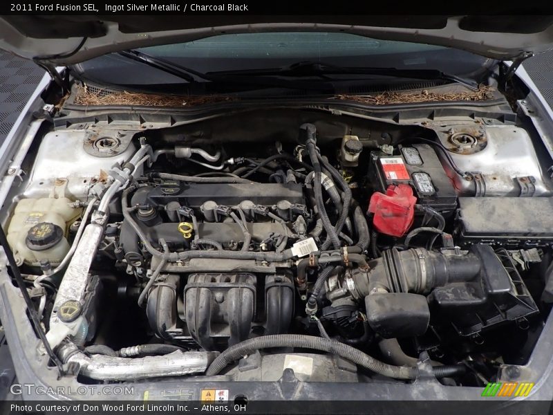 Ingot Silver Metallic / Charcoal Black 2011 Ford Fusion SEL