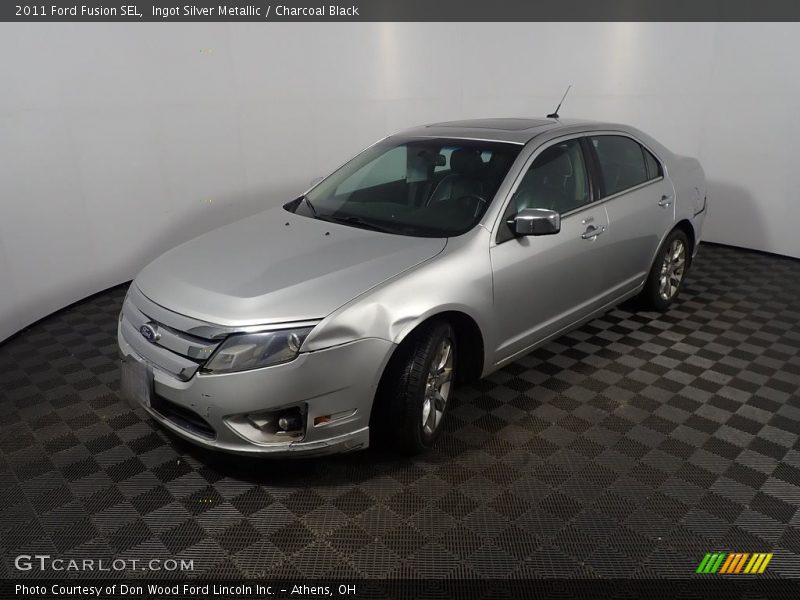 Ingot Silver Metallic / Charcoal Black 2011 Ford Fusion SEL
