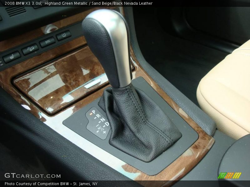 Highland Green Metallic / Sand Beige/Black Nevada Leather 2008 BMW X3 3.0si