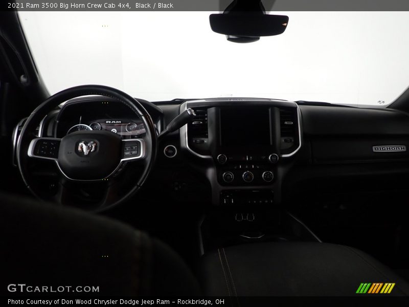 Black / Black 2021 Ram 3500 Big Horn Crew Cab 4x4