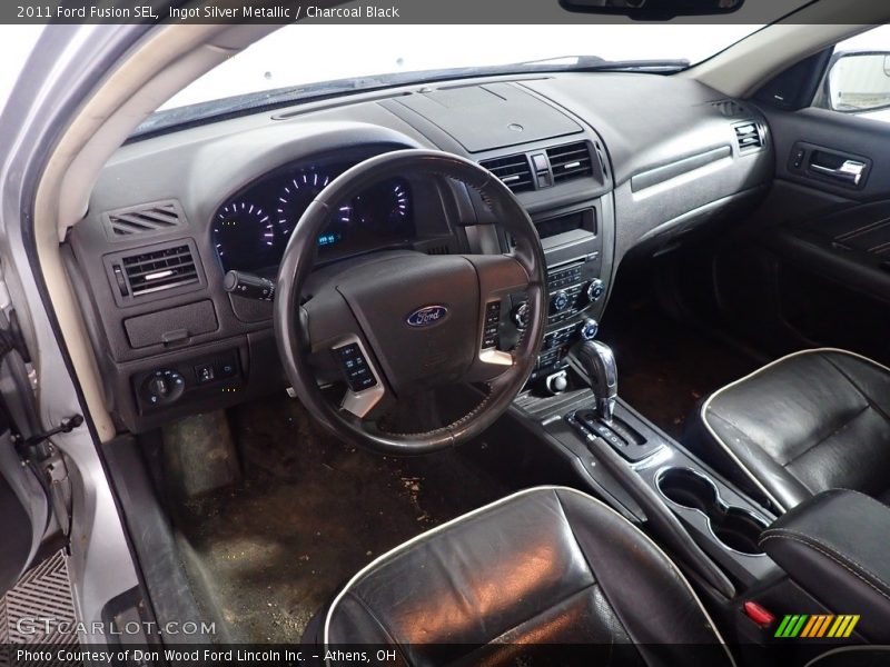 Ingot Silver Metallic / Charcoal Black 2011 Ford Fusion SEL