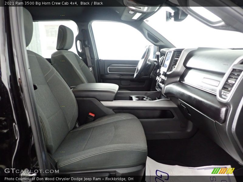 Black / Black 2021 Ram 3500 Big Horn Crew Cab 4x4