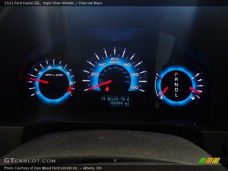 Ingot Silver Metallic / Charcoal Black 2011 Ford Fusion SEL