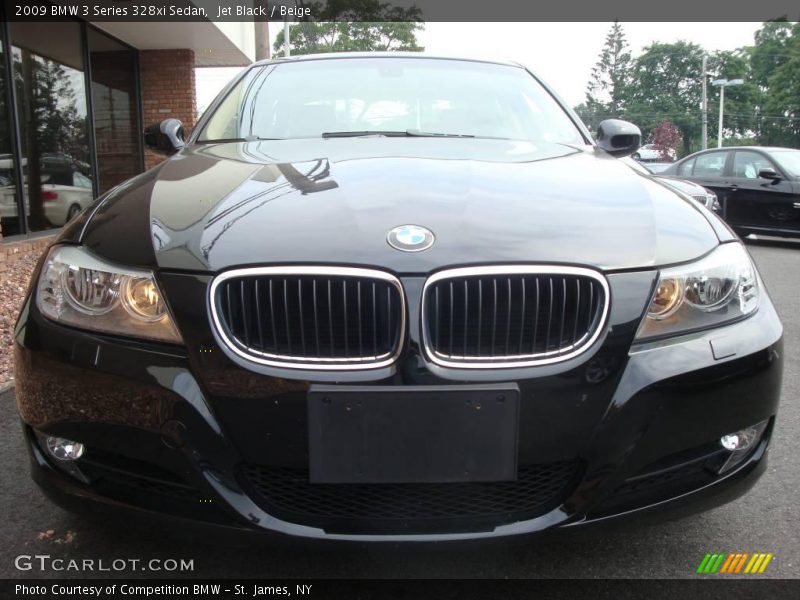 Jet Black / Beige 2009 BMW 3 Series 328xi Sedan