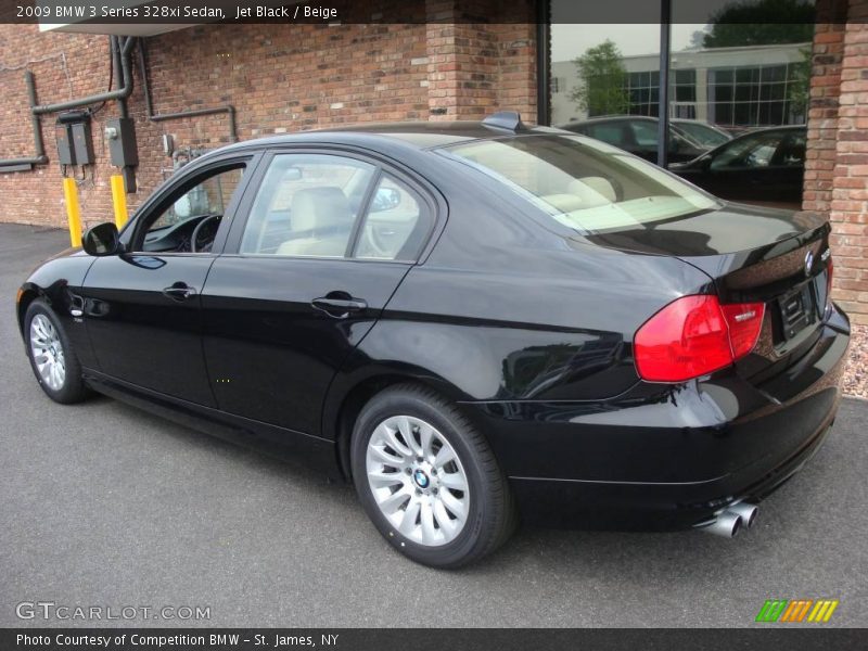 Jet Black / Beige 2009 BMW 3 Series 328xi Sedan