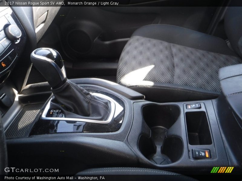 Monarch Orange / Light Gray 2017 Nissan Rogue Sport SV AWD