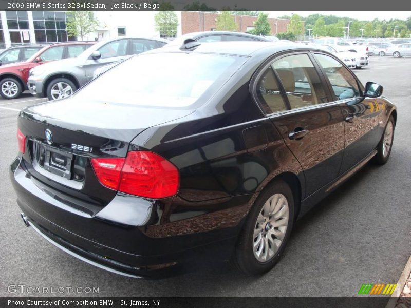 Jet Black / Beige 2009 BMW 3 Series 328xi Sedan