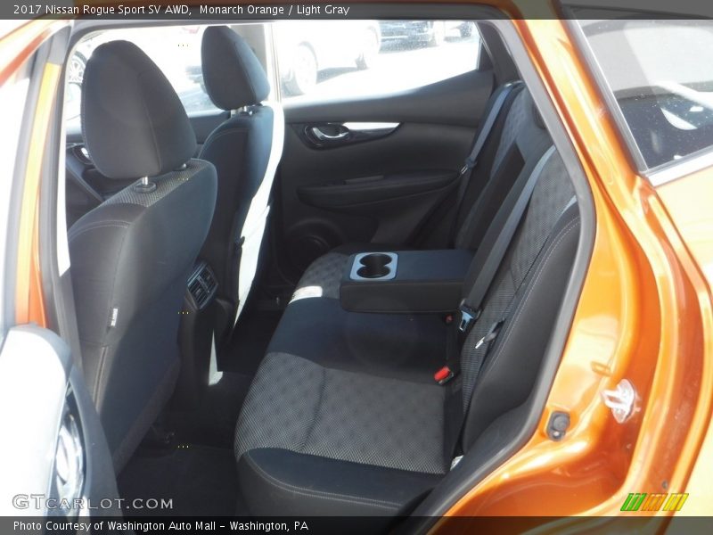 Monarch Orange / Light Gray 2017 Nissan Rogue Sport SV AWD
