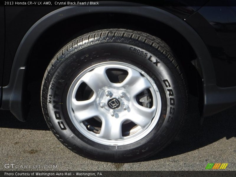 Crystal Black Pearl / Black 2013 Honda CR-V LX AWD