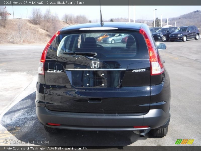 Crystal Black Pearl / Black 2013 Honda CR-V LX AWD