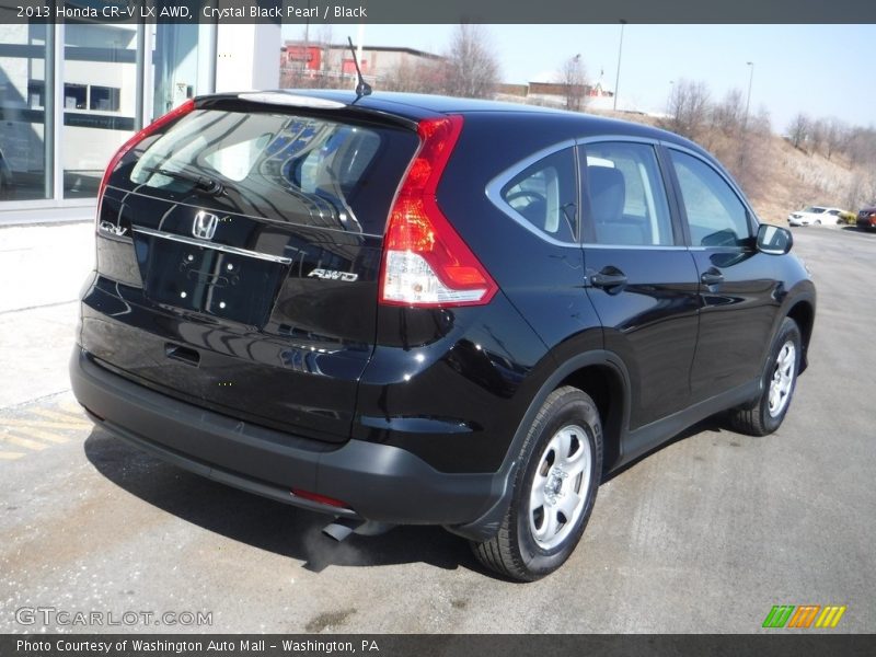 Crystal Black Pearl / Black 2013 Honda CR-V LX AWD