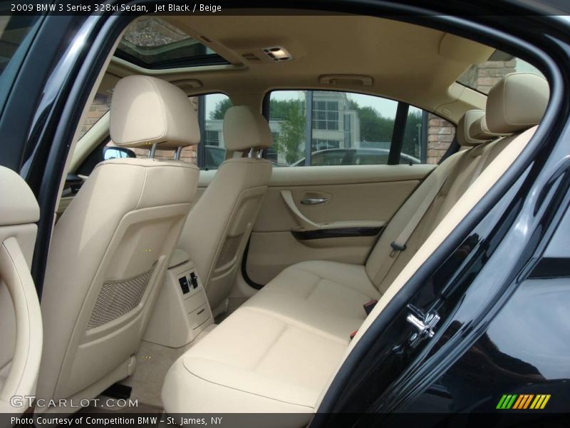 Jet Black / Beige 2009 BMW 3 Series 328xi Sedan