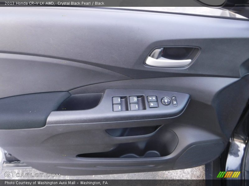Crystal Black Pearl / Black 2013 Honda CR-V LX AWD