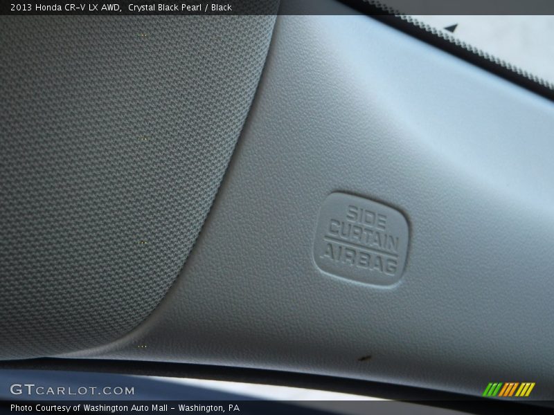 Crystal Black Pearl / Black 2013 Honda CR-V LX AWD
