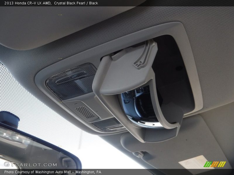 Crystal Black Pearl / Black 2013 Honda CR-V LX AWD