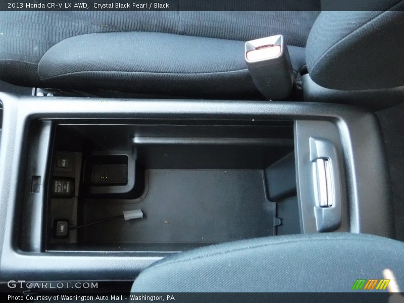 Crystal Black Pearl / Black 2013 Honda CR-V LX AWD