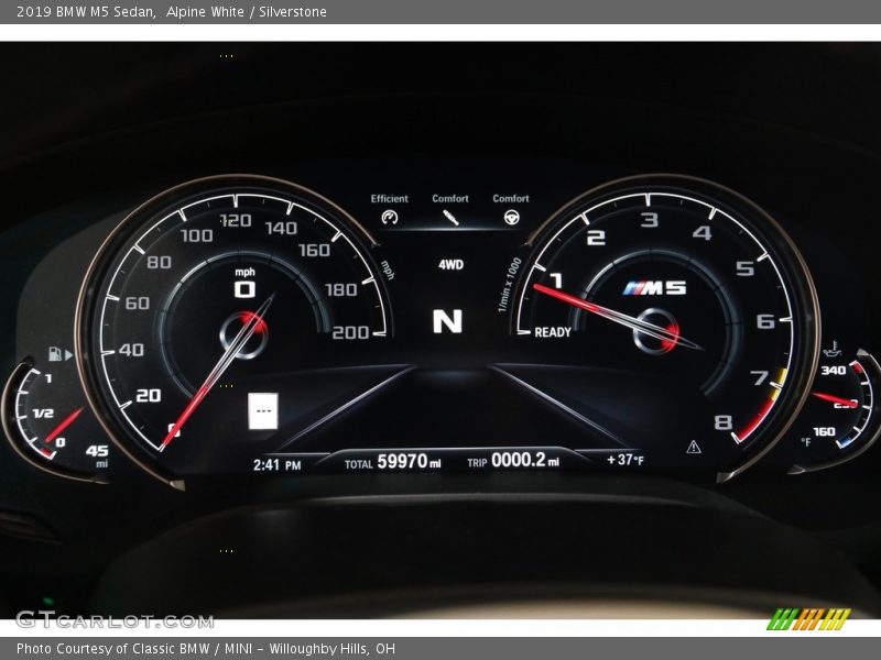  2019 M5 Sedan Sedan Gauges