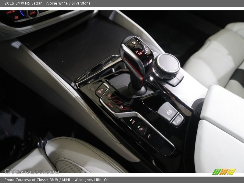 Alpine White / Silverstone 2019 BMW M5 Sedan