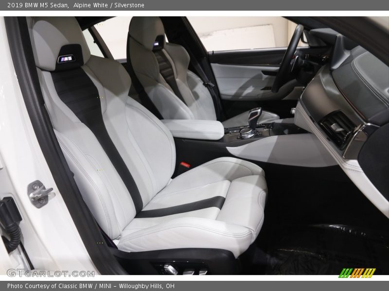 Front Seat of 2019 M5 Sedan