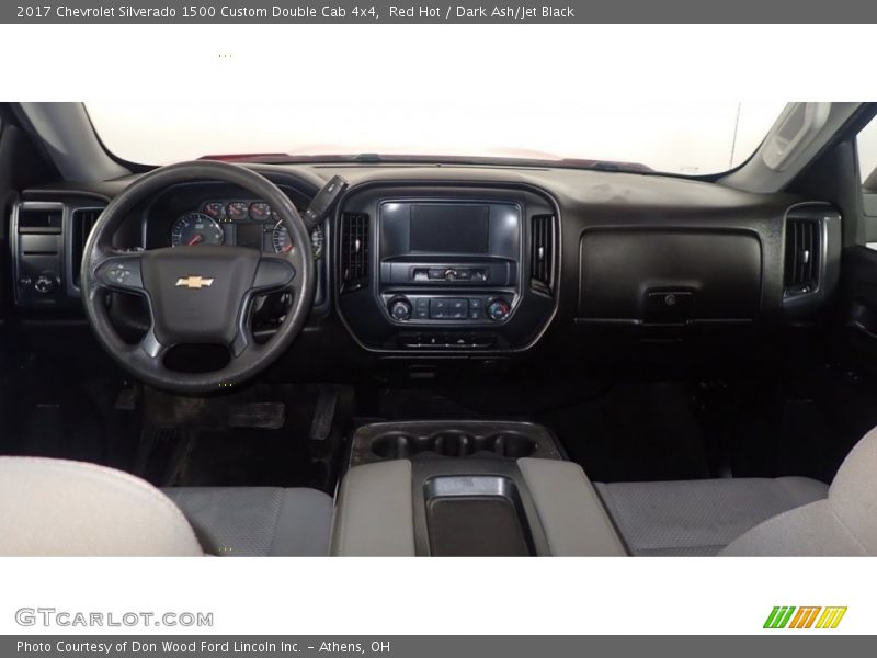 Red Hot / Dark Ash/Jet Black 2017 Chevrolet Silverado 1500 Custom Double Cab 4x4