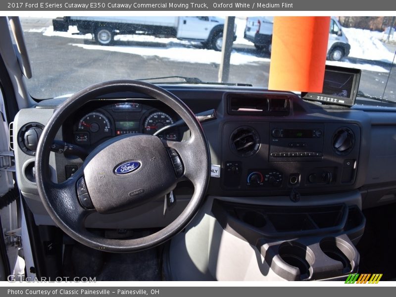 Oxford White / Medium Flint 2017 Ford E Series Cutaway E350 Cutaway Commercial Moving Truck