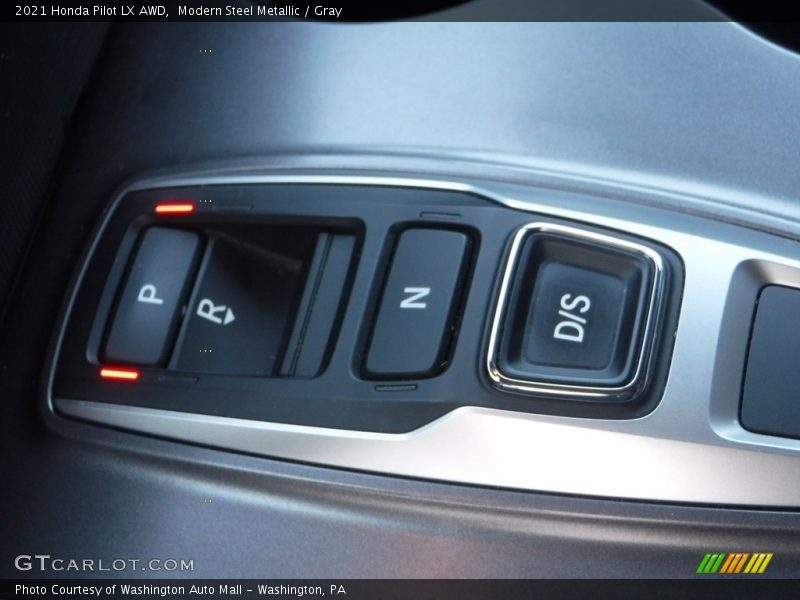 Modern Steel Metallic / Gray 2021 Honda Pilot LX AWD