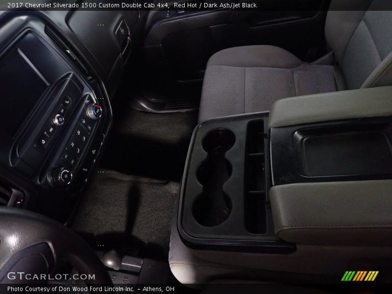 Red Hot / Dark Ash/Jet Black 2017 Chevrolet Silverado 1500 Custom Double Cab 4x4