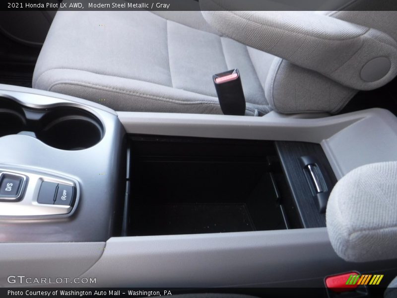 Modern Steel Metallic / Gray 2021 Honda Pilot LX AWD