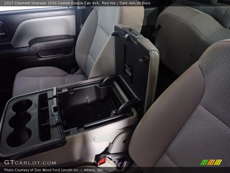 Red Hot / Dark Ash/Jet Black 2017 Chevrolet Silverado 1500 Custom Double Cab 4x4