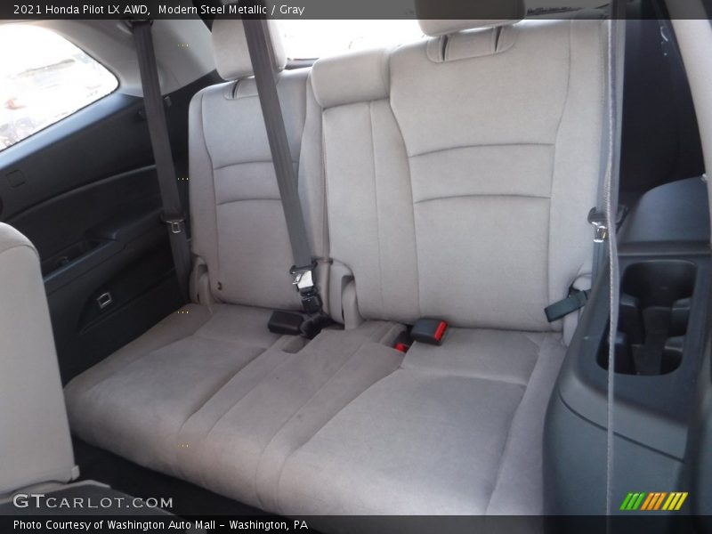 Modern Steel Metallic / Gray 2021 Honda Pilot LX AWD