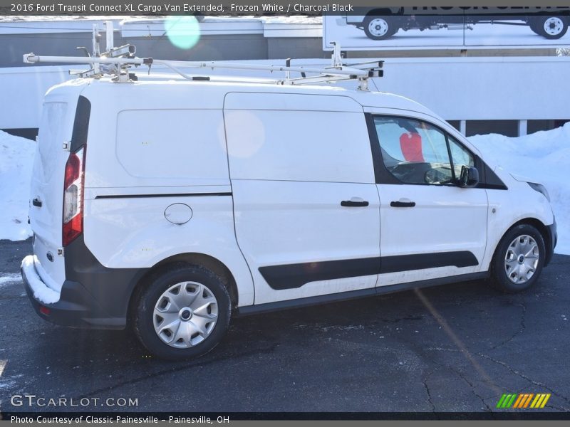 Frozen White / Charcoal Black 2016 Ford Transit Connect XL Cargo Van Extended
