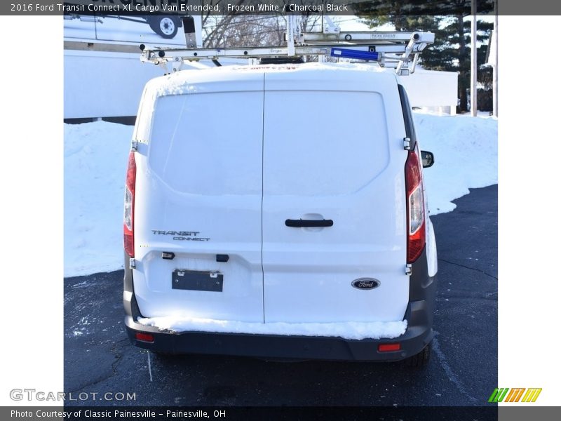 Frozen White / Charcoal Black 2016 Ford Transit Connect XL Cargo Van Extended