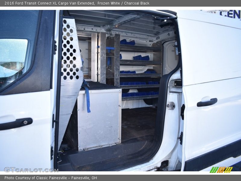 Frozen White / Charcoal Black 2016 Ford Transit Connect XL Cargo Van Extended